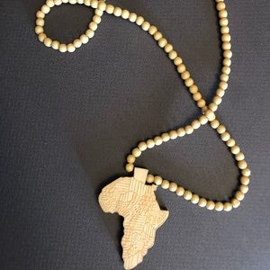 Wooden African Necklace